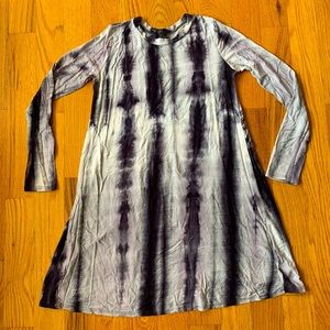 Forever21 TieDye Long Sleeve T-shirt Dress